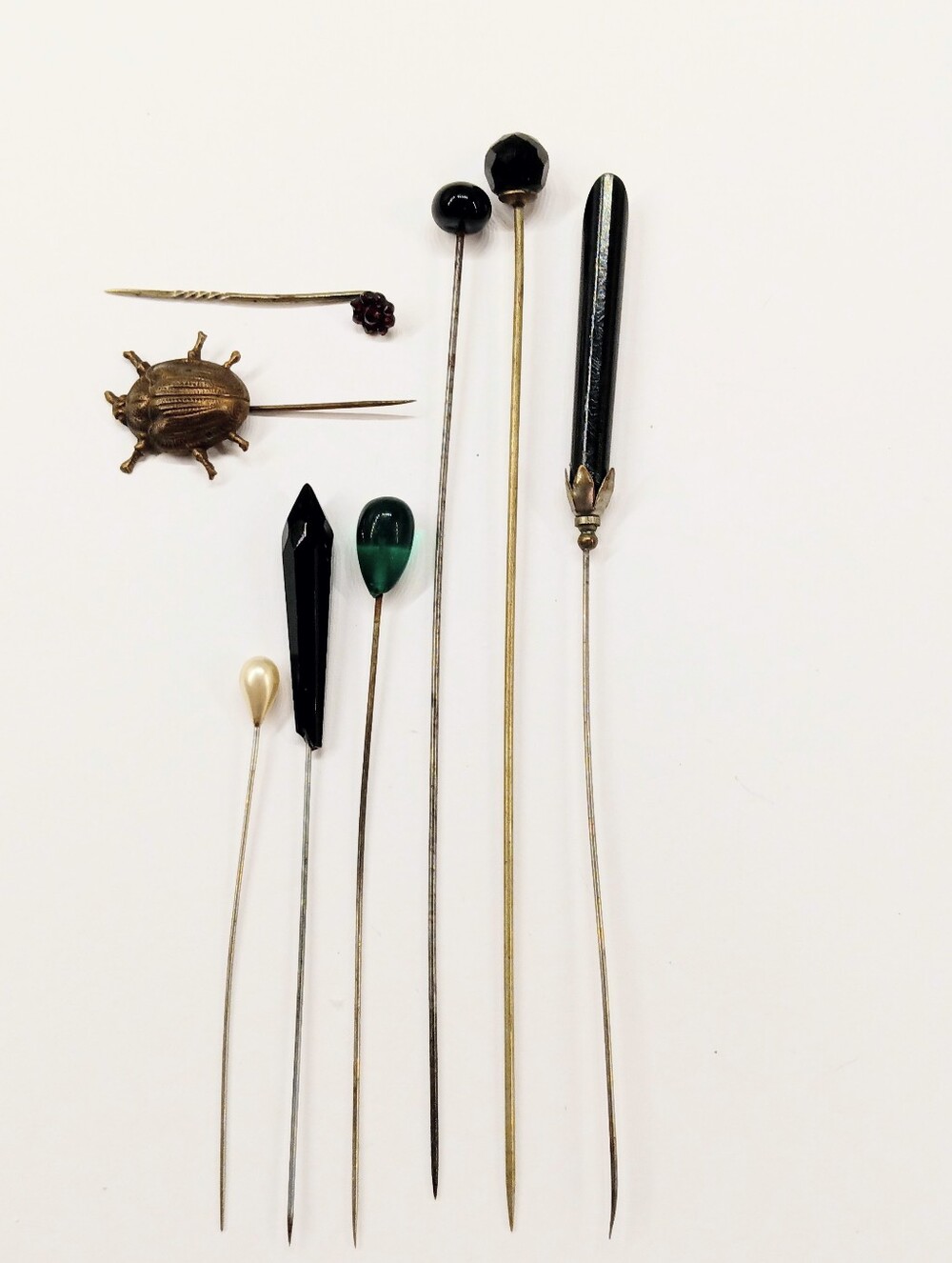 Art Deco Vintage Era Hat Pin Lot AS IS READ DETAILS